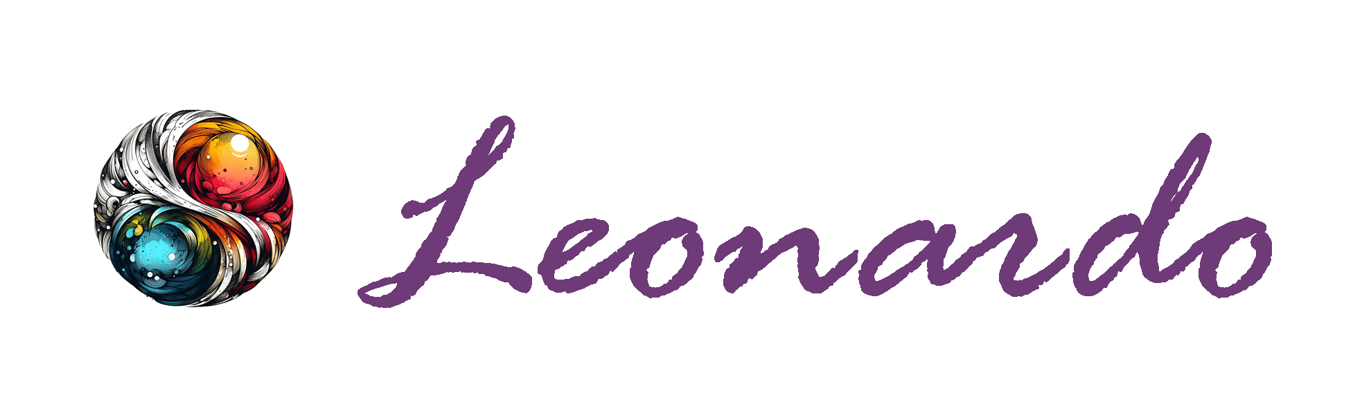 Логотип майстерні з вишивки Leonardo